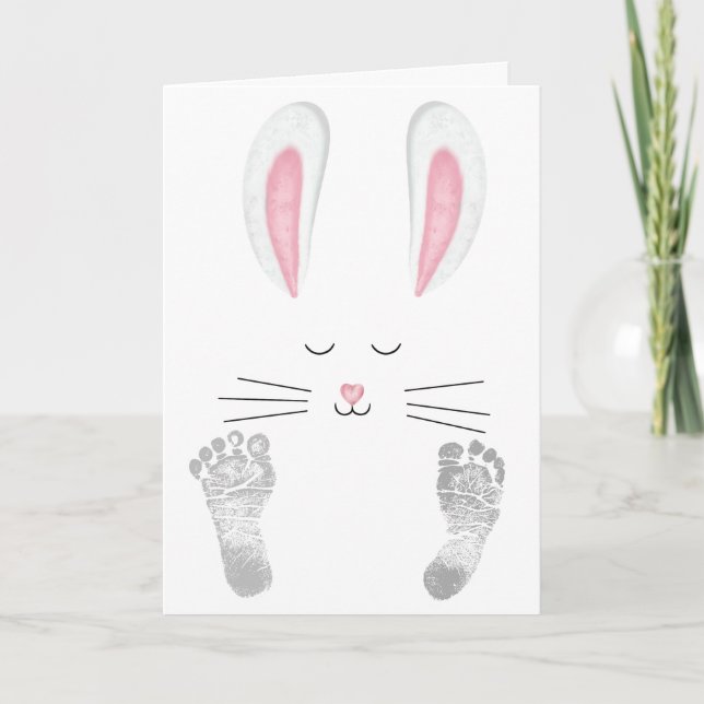Cartes Pour Fêtes Annuelles Première Pâques du bébé (Devant)