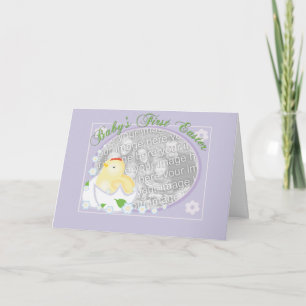 Cartes Pour Fêtes Annuelles Première poussette de Pâques du bébé