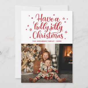 Cartes Pour Fêtes Annuelles Prenez un saint Noël joyeux. Script mignon rouge