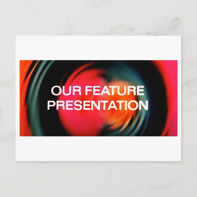 Cartes Pour Fêtes Annuelles Présentation de notre fonctionnalité (Devant)