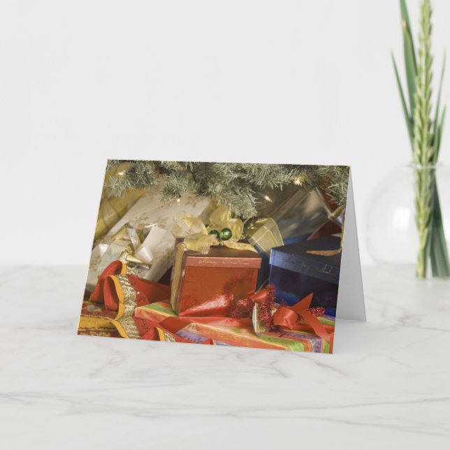 Cartes Pour Fêtes Annuelles Présentations de vacances (Devant)