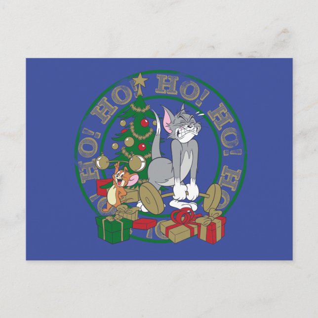 Cartes Pour Fêtes Annuelles Présentations d'ouverture Tom et Jerry (Devant)