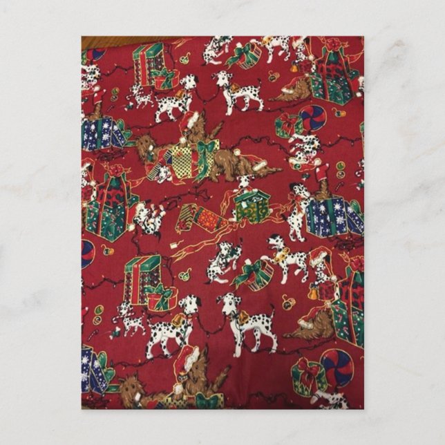 Cartes Pour Fêtes Annuelles Presse Dalmatian (Devant)