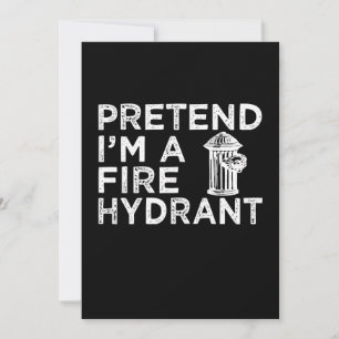 Cartes Pour Fêtes Annuelles Prétendre Que Je Suis Un Hydratant De Feu   Drôle 