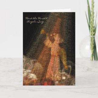 Cartes Pour Fêtes Annuelles Prêtez l'oreille le héraut que les anges chantent