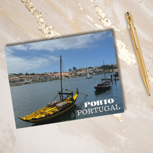 Cartes Pour Fêtes Annuelles Pretty River Porto Portugal Photographie, Voyage