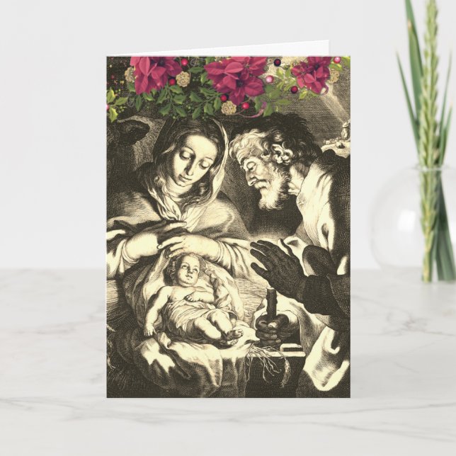 Cartes Pour Fêtes Annuelles Prière St. Andrew Christmas Novena (Devant)