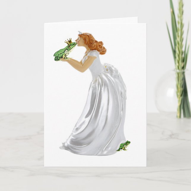 Cartes Pour Fêtes Annuelles Prince de grenouille (Devant)