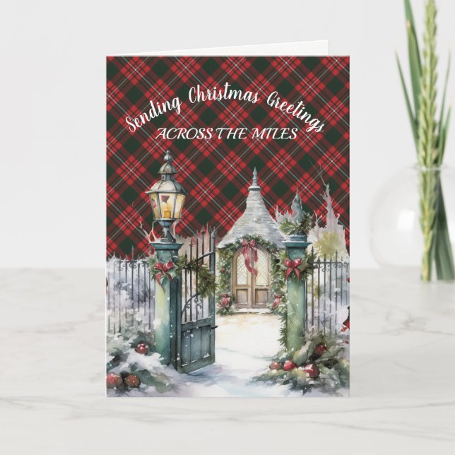 Cartes Pour Fêtes Annuelles Princess Margaret Rose Tartan Christmas  (Devant)