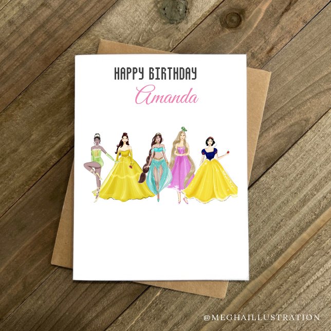 Cartes Pour Fêtes Annuelles princesse, anniversaire (Créateur téléchargé)