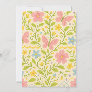 Cartes Pour Fêtes Annuelles Printemps de bienvenue