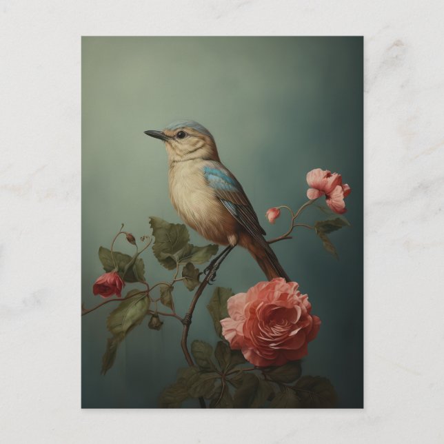 Cartes Pour Fêtes Annuelles Printemps doux (Devant)