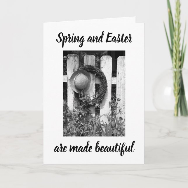CARTES POUR FÊTES ANNUELLES PRINTEMPS/PÂQUES SONT SPÉCIAUX PARCE QUE VOUS (Devant)