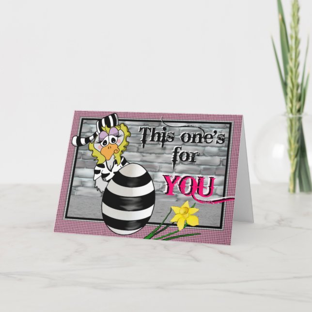 Cartes Pour Fêtes Annuelles Prison Jailbird (Devant)