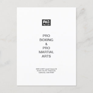 CARTES POUR FÊTES ANNUELLES #PROBOXER & #PROMARTIALARTS