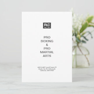 CARTES POUR FÊTES ANNUELLES #PROBOXER & #PROMARTIALARTS