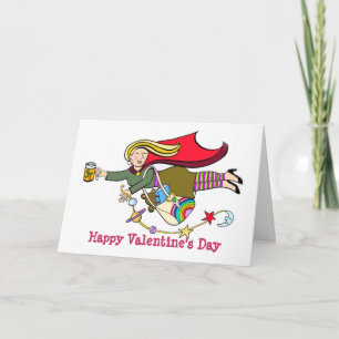 Cartes Pour Fêtes Annuelles Professeur superbe de heureuse Sainte-Valentin