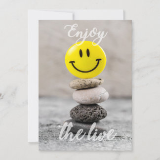 Cartes Pour Fêtes Annuelles Profite de la vie !