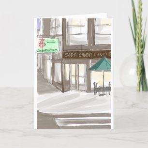 Cartes Pour Fêtes Annuelles Profitez de New York City ! Lexington Candy Shop