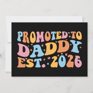Cartes Pour Fêtes Annuelles Promu Papa Prévu 2026 III