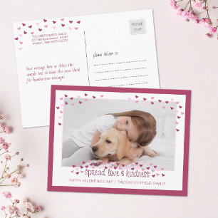 Cartes Pour Fêtes Annuelles PROPAGER L'AMOUR ET LA GENTILLESSE Valentine