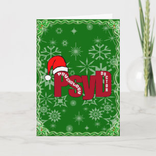 Cartes Pour Fêtes Annuelles PsyD PÈRE NOËL DOCTEUR EN PSYCHOLOGIE
