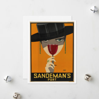 Cartes Pour Fêtes Annuelles Publicité vintage Sandeman