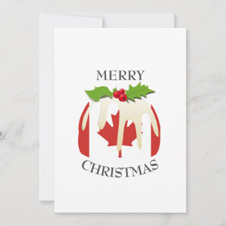 Cartes Pour Fêtes Annuelles Pudding Festif avec | CANADA | Noël