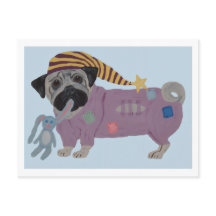 Pug en pyjama 