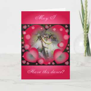 Cartes Pour Fêtes Annuelles Puis-Je Avoir Cette Danse ?