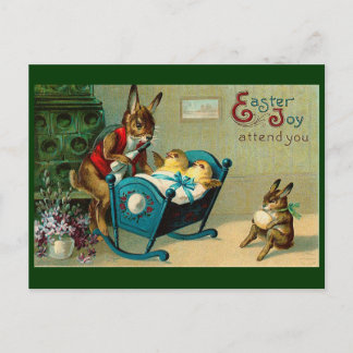 Cartes Pour Fêtes Annuelles Puisse Pâques Joy Vous Assister Vintage