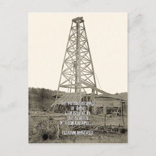 Cartes Pour Fêtes Annuelles Puits d'huile Inspirational Photo 1890 Vintage Ant