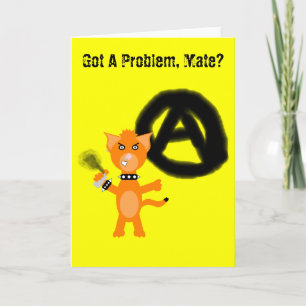 Cartes Pour Fêtes Annuelles Punk Kat