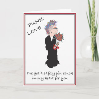 Cartes Pour Fêtes Annuelles Punk Valentine