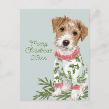 Puppy in Pajamas Blue Flat