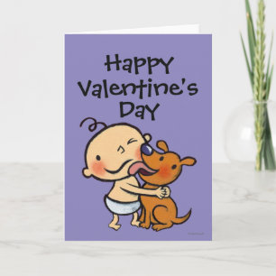 Cartes Pour Fêtes Annuelles Puppy Kisses