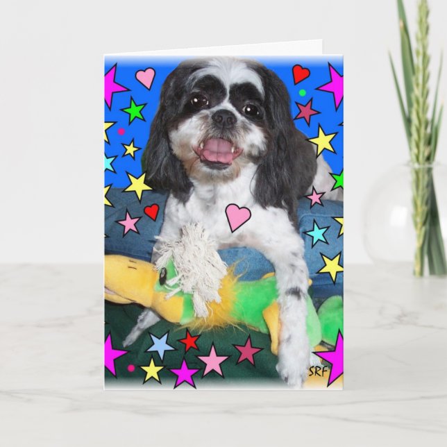 Cartes Pour Fêtes Annuelles Puppy Love par SRF (Devant)