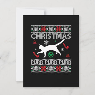 Cartes Pour Fêtes Annuelles Purr Noël Purr