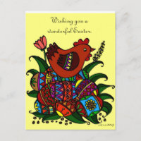 Pysanky et art populaire d'Ukrainien de poule
