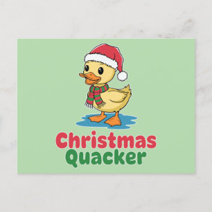 Cartes Pour Fêtes Annuelles Quacker de Noël