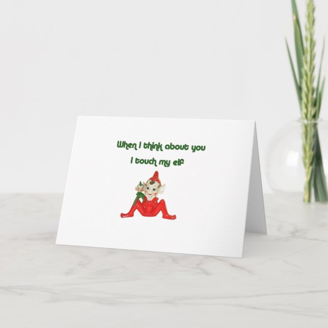 Cartes Pour Fêtes Annuelles Quand Je Pense À Toi... (Devant)