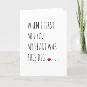 Cartes Pour Fêtes Annuelles Quand Je T'Ai Rencontré Pour La Première Fois, Ami