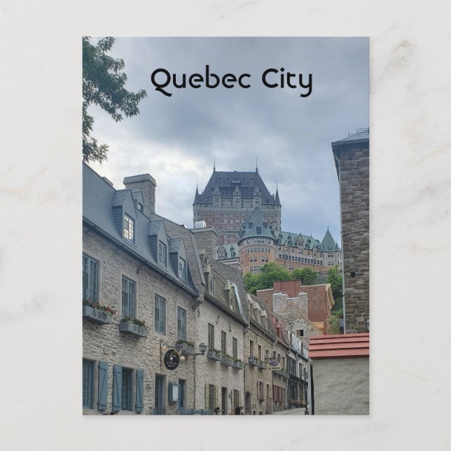 Cartes Pour Fêtes Annuelles Quartier historique de la ville de Québec (Devant)