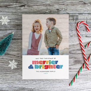 Cartes Pour Fêtes Annuelles Que ce Noël soit plus joyeux et plus lumineux