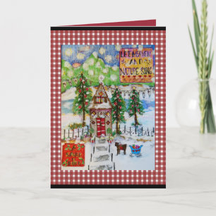 Cartes Pour Fêtes Annuelles Que le ciel et la terre chantent