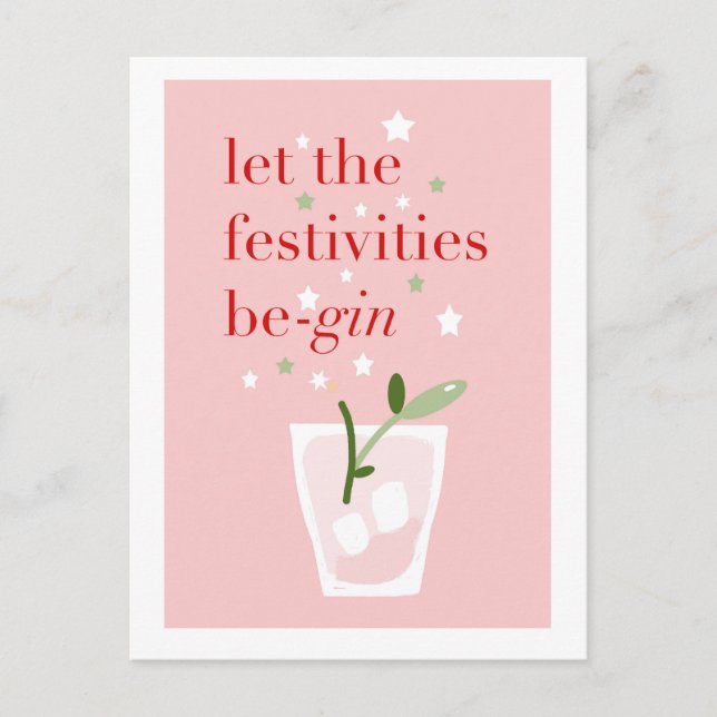 Cartes Pour Fêtes Annuelles Que les festivités soient bonnes ! (Devant)