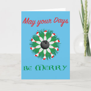 Cartes Pour Fêtes Annuelles Que vos jours soient Joyeux et Grève- Bowler