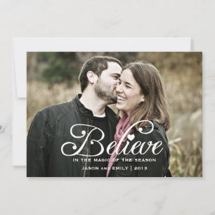 Cartes Pour Fêtes Annuelles QUELCONQUES   the Magic of Christma Holiday Photo 