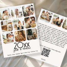Quelle année 12 Code QR texte photo personnalisé
