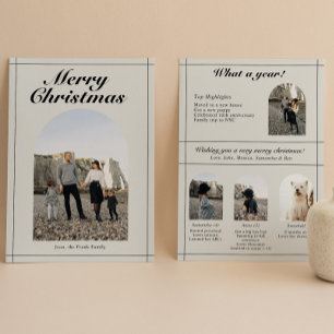 Cartes Pour Fêtes Annuelles Quelle année   Année d'examen   3 enfants Photos A